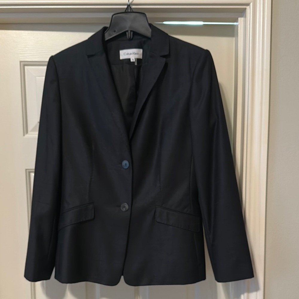 Calvin Klein Black Professional Blazer Suit Jacket - never worn